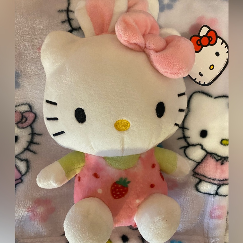 Easter hello kitty with strawberries 🍓